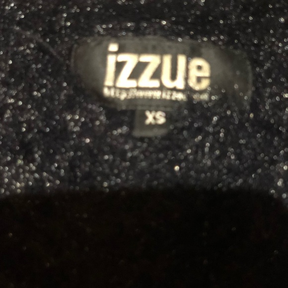 Izzue Black fashion sweater. Very soft and cozy. Size XSmall. Material Acrylic. - Picture 2 of 4